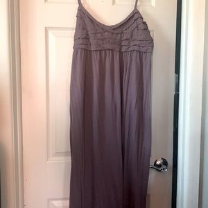 New York & Co XL dusty purple maxi dress